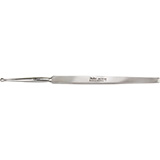 MILTEX PIFFARD DERMAL Curette, 5-5/8" (142mm), oval, size 00: 1.5mm x 2.4mm, narrow handle. MFID: 33-16-00
