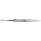 MILTEX PIFFARD DERMAL Curette, 5-5/8" (142mm), oval, size 2: 5mm x 6.7mm, narrow handle. MFID: 33-16-2