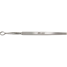 MILTEX PIFFARD DERMAL Curette, 5-5/8" (142mm), oval, size 3: 6mm x 8.6mm, narrow handle. MFID: 33-16-3