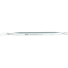 MILTEX Comedone extractor, 4-1/8" (105mm), double end, flat & wire expressor. MFID: 33-203