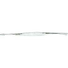 MILTEX SAALFELD Comedone Extractor, 5-3/4" (147mm), Double-Ended, Spoon End 5.1mm wide, Acne Lancet End 2.8mm wide. MFID: 33-204