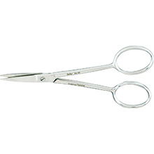 MILTEX Dissecting Scissors, 4-1/2" (11.4 cm), straight, two sharp points, economy grade. MFID: 34-80