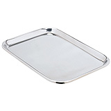 MILTEX Mayo Tray, Size 13, Non-Perforated, 14" x10" x 5/8". MFID: 3-927