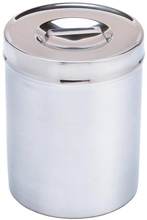 MILTEX Dressing Jar & Cover, 5" x 6 3/8", 2 qt. MFID: 3-954