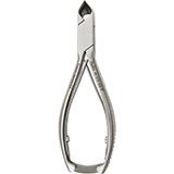 MILTEX Nail Nipper, 5-3/8" (135.5mm), angled concave jaws, double spring, stainless. MFID: 40-215-SS