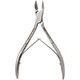 MILTEX Nail Nipper, 5-1/8" (129mm), Concave Jaws, Double Spring, Stainless. MFID: 40-217