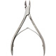 MILTEX Nail Nipper, 4-3/8" (112mm), Straight Jaws, Double Spring, Stainless Steel. MFID: 40-225-SS