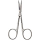 MILTEX Cuticle Scissors, 3-1/2" (8.9 cm), curved blades, standard pattern, chrome. MFID: 40-435