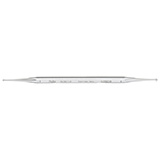 MILTEX Curette Excavator, 5-1/2" (140mm), double-ended, 1.5mm and 2.5mm diameter, with holes. MFID: 40-58/1-3