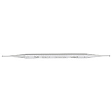 MILTEX Curette Excavator, 5-1/2" (140mm), double-ended, 1.5mm and 2.5mm diameter, with holes. MFID: 40-58/1-3