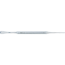 MILTEX Spatula & Packer, 5-7/8" (150mm), double-ended, 7.5mm wide oval spatula and 2mm wide packer. MFID: 40-91