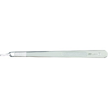 MILTEX no. 3LA Scalpel Handle, 8" (205mm), angled tip, for deep surgery, extra fine, Fits Blade Sizes 10, 11, 12, 12B, 15 & 15C. MFID: 4-12