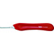 MILTEX no. 6 Knife Handle 5-1/4" (134mm), Red Plastic with Stainless Tip, Fits Blade Sizes 20, 21, 22, 23 & 25. MFID: 4-20