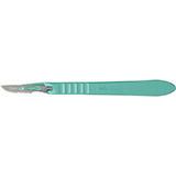 MILTEX Disposable Scalpels, stainless steel, sterile blade size no. 10, 10/box. MFID: 4-410