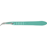 MILTEX Disposable Scalpels, stainless steel, sterile blade size no. 12, 10/box. MFID: 4-412