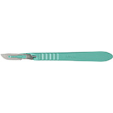 MILTEX Disposable Scalpels, stainless steel, sterile blade size no. 20, 10/box. MFID: 4-420