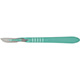 MILTEX Disposable Scalpels, stainless steel, sterile blade size no. 21, 10/box. MFID: 4-421