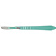 MILTEX Disposable Scalpels, stainless steel, sterile blade size no. 22, 10/box. MFID: 4-422