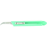 MILTEX Stainless Steel Disposable Safety Scalpel, Retractable Blade, Size No. 12, 10/box. MFID: 4-512