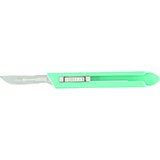 MILTEX Stainless Steel Disposable Safety Scalpel, Retractable Blade, Size No. 22, 10/box. MFID: 4-522