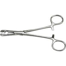 MILTEX Arterial Fixation Forceps, 5-1/2", with box lock & two holes. MFID: 50-580