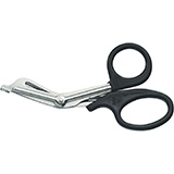 MILTEX Bandage & Utility Scissors, 7-1/2" (190mm), Serrated Blade, Black Handle. MFID: 5-1000