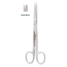 MILTEX DEAVER Scissors, 5-1/2", straight, sharp/blunt points. MFID: 5-102