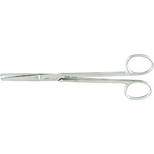 MILTEX MIXTER Scissors, 6-1/4" (15.9 cm), straight, blunt points. MFID: 5-112