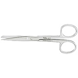 MILTEX Standard Pattern Operating Scissors, straight, 4-3/4" (120mm), Standard Pattern, sharp-blunt points. MFID: 5-12