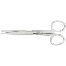 MILTEX Standard Pattern Operating Scissors, straight, 4-3/4" (120mm), Standard Pattern, sharp-blunt points. MFID: 5-12