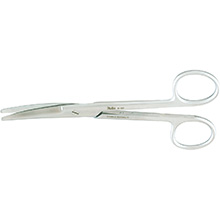 MILTEX MAYO Dissecting Scissors, 5-5/8" (144mm), curved, standard beveled blades. MFID: 5-122