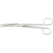 MILTEX MAYO Dissecting Scissors, 6-3/4" (17.1cm), curved, standard beveled blades. MFID: 5-126