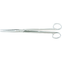 MILTEX MAYO Dissecting Scissors, 9" (22.9cm), straight, standard beveled blades. MFID: 5-128