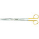 MILTEX MAYO Dissecting Scissors, 9" (22.9cm), straight, standard beveled blades, Carb-N-Sert. MFID: 5-128TC