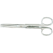 MILTEX Standard Pattern Operating Scissors, straight, 5-1/4" (132mm), Standard Pattern, sharp-blunt points. MFID: 5-14