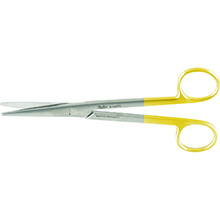 MILTEX MAYO Dissecting Scissors, 6-3/4" (17.1cm), straight, rounded blades, Carb-N-Sert. MFID: 5-140TC