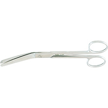 MILTEX FERGUSON Abdominal Scissors, 7" (17.8 cm), angled on flat. MFID: 5-166