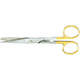 MILTEX Standard Pattern Operating Scissors, straight, 5-1/2" (14cm), sharp-blunt points, Carb-N-Sert. MFID: 5-16TC