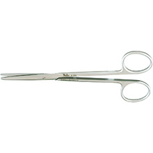 MILTEX Standard Pattern METZENBAUM Scissors, 5-3/4" (145mm), straight, blunt points. MFID: 5-179