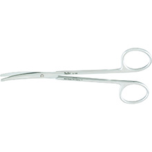 MILTEX Standard Pattern METZENBAUM-LAHEY Scissors, 5-5/8" (144mm), curved, blunt points. MFID: 5-180