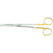 MILTEX Standard Pattern METZENBAUM Scissors, 7" (179.5mm), curved, blunt points, Tungsten Carbide. MFID: 5-182TC