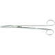 MILTEX Standard Pattern METZENBAUM Scissors, 8" (206mm), Curved, Blund Points. MFID: 5-184