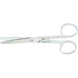 MILTEX Standard Pattern Operating Scissors, straight, 4-3/4" (120mm), Standard Pattern, blunt-blunt points. MFID: 5-22