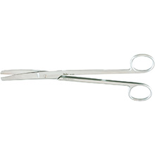 MILTEX SIMS Uterine Scissors, 7-3/4" (200mm), curved, blunt-blunt points. MFID: 5-230