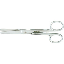 MILTEX Standard Pattern Operating Scissors, straight, 5-1/8" (131mm), Standard Pattern, blunt- blunt points. MFID: 5-24