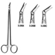 MILTEX POTTS-SMITH Scissors, 7" (17.8 cm), delicate, angled on side 45 degrees, 13 mm blades. MFID: 5-249B