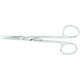 MILTEX WAGNER Plastic Surgery Scissors, 4-3/4" (12.1 cm), straight, sharp-sharp points, serrated blade. MFID: 5-271