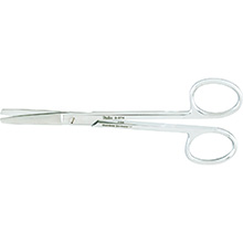 MILTEX WAGNER Plastic Surgery Scissors, 4-3/4" (12.1 cm), straight, blunt-blunt points. MFID: 5-274