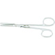 MILTEX WAGNER Plastic Surgery Scissors, 4-3/4" (12.1 cm), straight, blunt-blunt points, serrated blade. MFID: 5-275