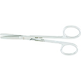 MILTEX WAGNER Plastic Surgery Scissors, 4-3/4" (12.1 cm), straight, blunt-blunt points, serrated blade. MFID: 5-275